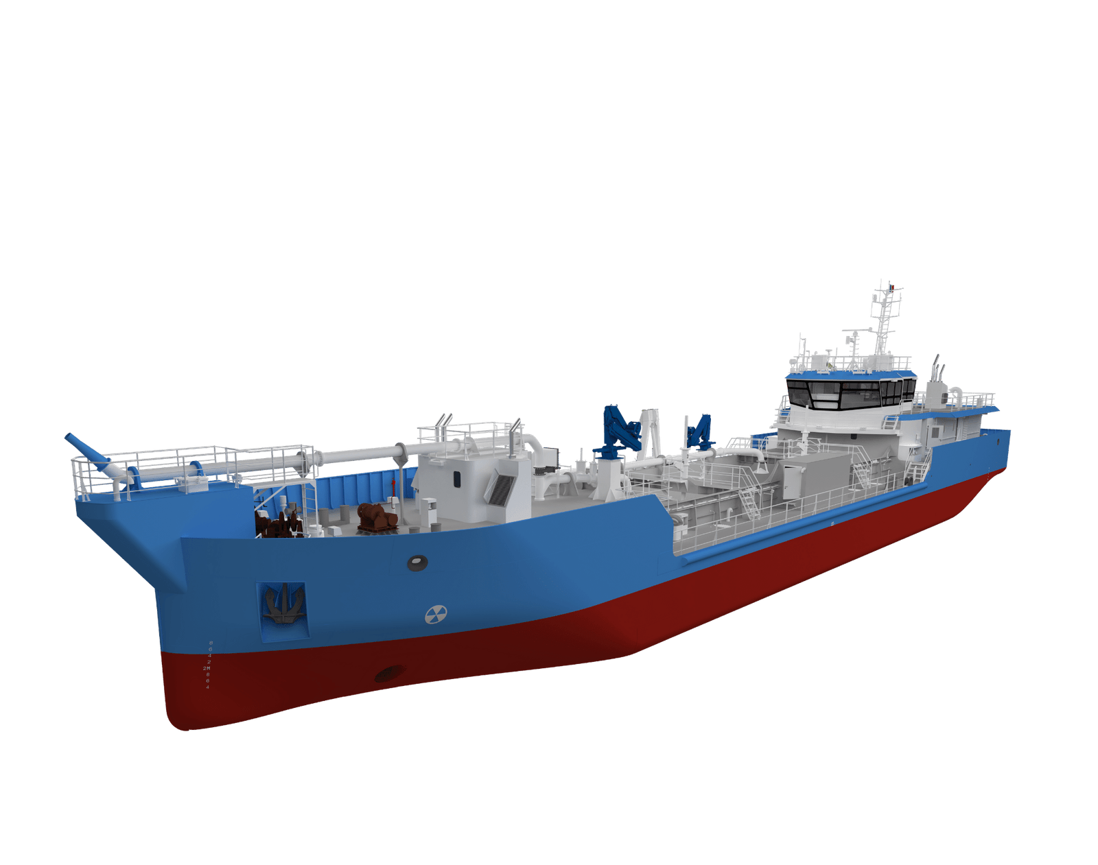 BLU 118 Inland Dredger Ship