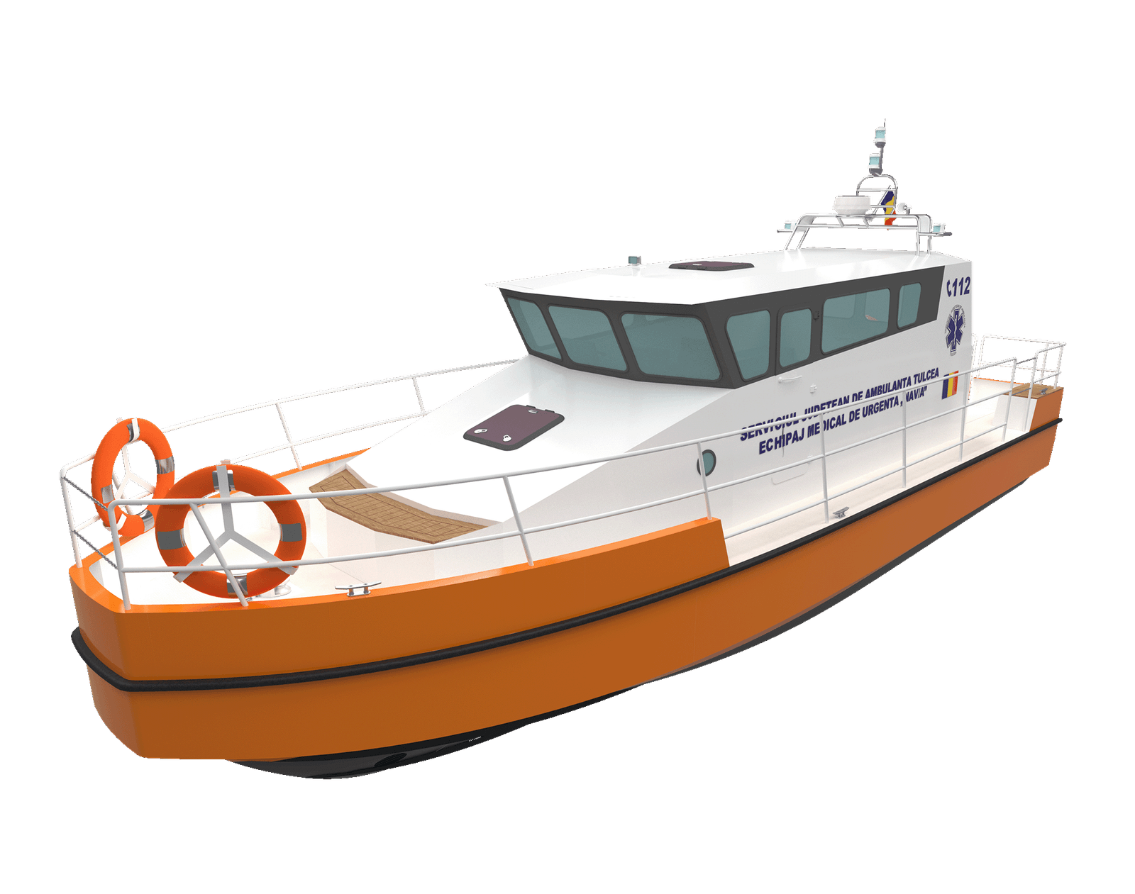 BLU 154 Ambulance Boat