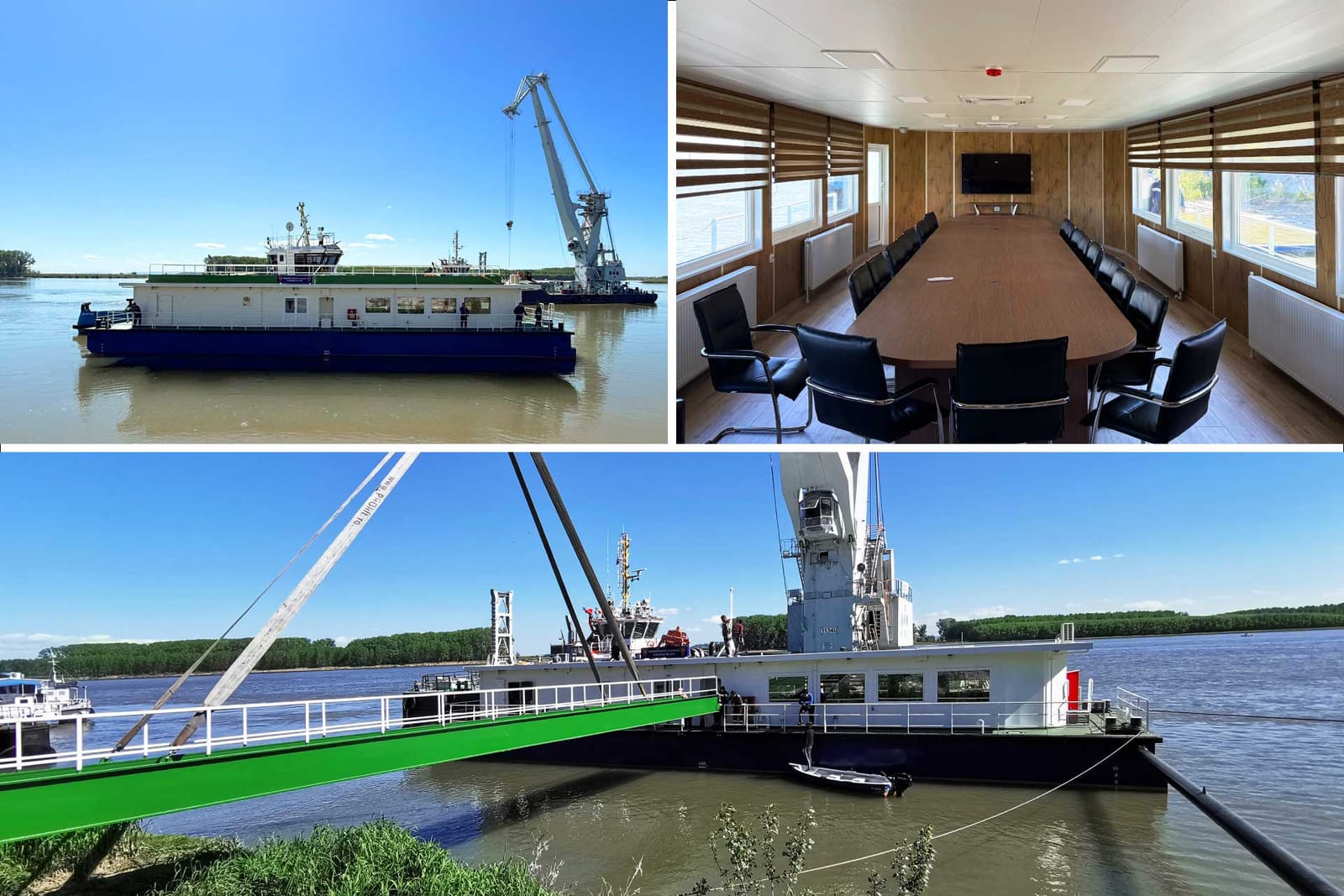 BLU 144: Floating landing stage delivered and installed for AFDJ Galați